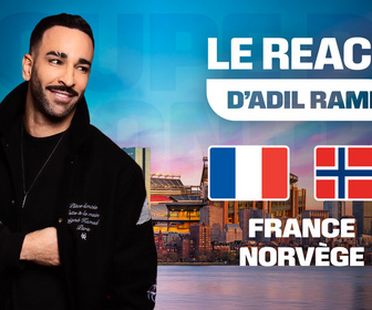 Replay Le react d'Adil Rami - France / Norvège
