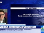 Replay BFM Bourse - Culture Bourse : Imerys ne fait que baisser. Dois-je encaisser la perte ou je patiente ? En sachant que j'investis sur du moyen long terme , par Julie Cohen-Heurton - 29/04