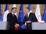 Replay Le monde a changé : au sommet de Gdansk, la France et la Pologne renforcent leur alliance