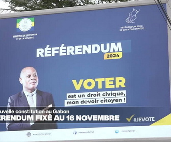 Replay Journal de l'Afrique - Nouvelle constitution au Gabon, le référendum fixé au 16 novembre prochain