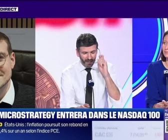 Replay BFM Crypto, les Pros : Microstrategy entrera dans le Nasdaq 100 - 20/12