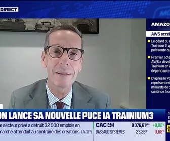 Replay BFM Bourse - USA Today : Amazon lance ses puces d'IA, Nvidia de plus en plus concurrencé, par John Plassard - 03/12