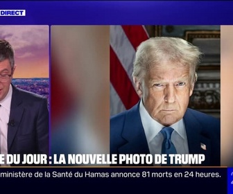 Replay 20H BFM - L'IMAGE DU JOUR - La nouvelle photo officielle de Donald Trump pour son investiture