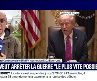 Replay 20H BFM - Donald Trump juge que le 27 novembre est une limite adéquate pour que Kiev accepte son plan de paix