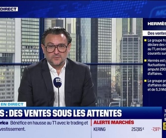 Replay BFM Bourse - Kering et Hermès déçoivent la Bourse - 15/04