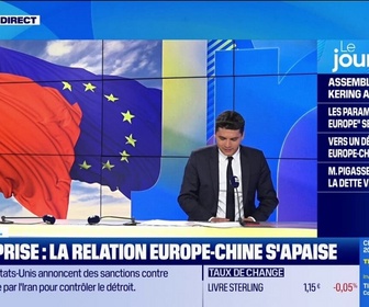Replay Good Morning Business - Entreprise : la relation Europe-Chine s'apaise