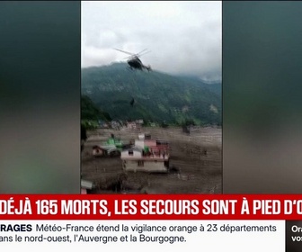 Replay BFM Première - Crues au Népal: au moins 165 morts et plus d'un millier de disparus