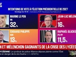 Replay BFM Grand Soir - Le Pen et Mélenchon gagnants de la crise des lycées ? - 14/10