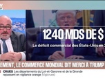 Replay BFM Première - BFM Éco : Finalement, le commerce mondial dit merci à Trump - 20/02
