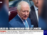 Replay 20H BFM - L'IMAGE DU 20H - Effrayant: dans un message écrit, le roi Charles III évoque le diagnostic de son cancer