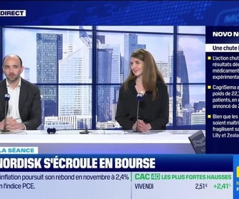 Replay BFM Bourse - On refait la séance : Novo Nordisk signe aujourd'hui le plus fort repli de son Histoire boursière - 20/12