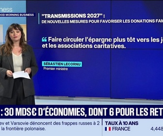 Replay Good Morning Business - Budget 2027: le gouvernement veut mettre les retraités à contribution