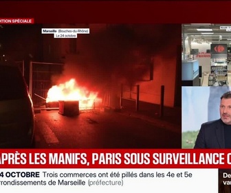 Replay BFM Grand Soir - Après les manifs, Paris sous surveillance ce soir - 24/10