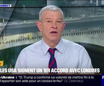 Replay Doze d'éco - Taxes: les États-Unis signent un premier accord économique avec Londres