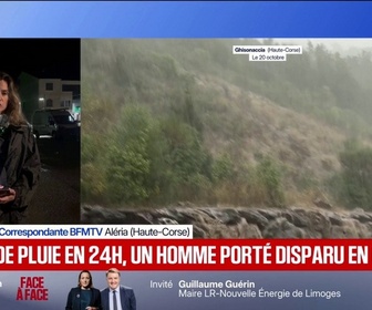 Replay BFM Première - Intempéries: une femme portée disparue en Haute-Corse après de fortes inondations