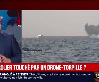 Replay BFM Grand Soir - Un pétrolier touché par un drone-torpille ? - 26/05