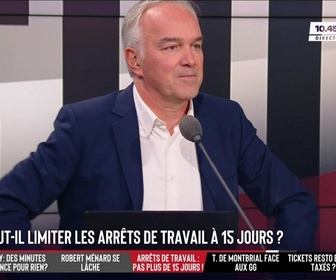 Replay Les Grandes Gueules - Faut-il limiter à 15 jours les arrêts de travail ?