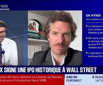 Replay BFM Bourse - Tech Stocks : K Hynix à Wall Street, la plus grosse introduction étrangère sur le marché US - 10/07