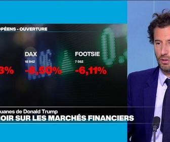 Replay Info éco - Lundi noir sur les Bourses : les marchés asiatiques et européens s'effondrent
