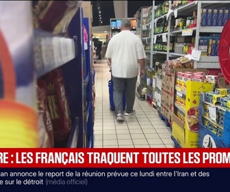 Replay BFM Première - Pouvoir d'achat: les Français traquent les promotions