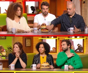 Replay Burger Quiz avec Stefi Celma, Pio Marmaï, Jérôme Commandeur et Agnès Jaoui