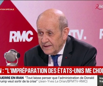 Replay Face à Face - Guerre au Moyen-Orient: Je ne vois pas Israël poursuivre la guerre sans le soutien des Américains, affirme Jean-Yves Le Drian