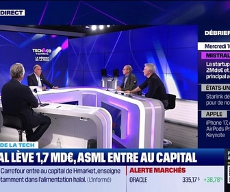 Replay Tech & Co, la quotidienne - Mistral lève 1,7 millliard d'euros, ASML entre au capital - 10/09