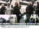 Replay 20H BFM - Quatre astronautes ont prématurément quitté la Station spatiale internationale pour raison médicale