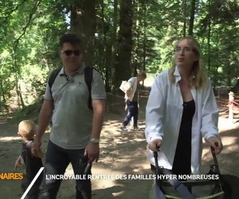 Replay Familles extraordinaires - L'incroyable rentrée des familles hyper nombreuses