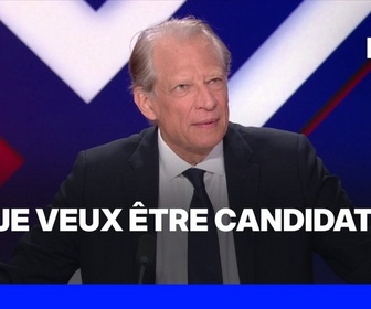 Replay BFM Politique - Dominique de Villepin veut être candidat à l'élection présidentielle en 2027