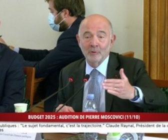 Replay 100% Sénat - Budget 2025 : audition de Pierre Moscovici