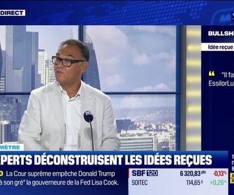 Replay BFM Bourse - Bullshitomètre : Il faut lâcher EssilorLuxottica - FAUX répond Éric Lewin - 29/06