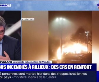 Replay Week-end direct - Bus incendiés à Rillieux : des CRS en renfort - 02/11