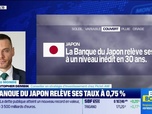 Replay BFM Bourse - L'éco du monde : La Banque du Japon relève ses taux à un plus haut de 30 ans - 19/12