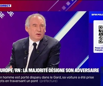 Replay BFM Politique - Européennes: selon François Bayrou la situation est historique