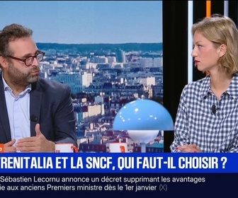 Replay BFM Première - C'est votre vie : Noël, Trenitalia renforce son offre et défie la SNCF - 16/09