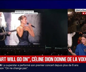 Replay BFM Grand Soir - Après 6 ans d'absence, Céline Dion fait son retour - 12/09