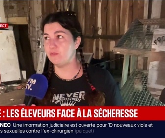Replay BFM Première - Gironde: le secteur agricole souffre de la sécheresse