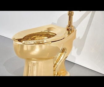 Replay Les toilettes en or de retour aux enchères, mise à prix 10 millions de dollars