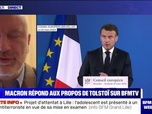 Replay BFM Story Week-end - Story 4 : Macron répond aux propos de Tolstoï sur BFMTV - 22/03