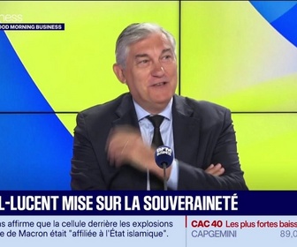 Replay Good Morning Business - French Tech : Alcatel-Lucent mise sur la souveraineté - 10/07
