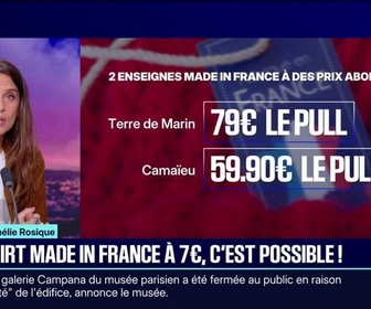 Replay 20H BFM - LE CHOIX D'AMÉLIE ROSIQUE - Un t-shirt made in France à 7 euros, c'est possible !