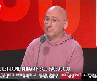 Replay Les Grandes Gueules - Benjamin Ball, cofondateur du site 17octobregiletjaune.net, face aux GG