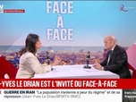 Replay Face à Face - Pour Jean-Yves Le Drian, ancien ministre des Armées, la réaction israélienne au Liban est disproportionnée