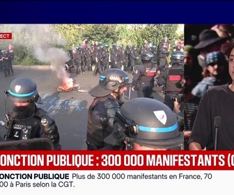 Replay Marschall Truchot : À Paris, 30 000 (police) à 70 000 (CGT) manifestants - 29/09