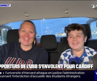 Replay Week-end première - UBB-Northampton: les supporters du club de rugby bordelais en route vers le Millenium Stadium à Cardiff pour la finale de Champions Cup