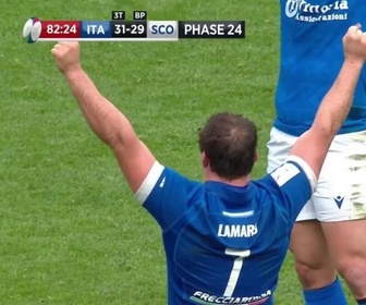 Replay Tournoi des Six Nations de Rugby - Journée 4 : l'Italie vient à bout de l'Ecosse et retrouve la victoire dans le Tournoi