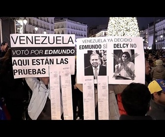 Replay La diaspora vénézuélienne se rassemble à Madrid en soutien à l'opposition