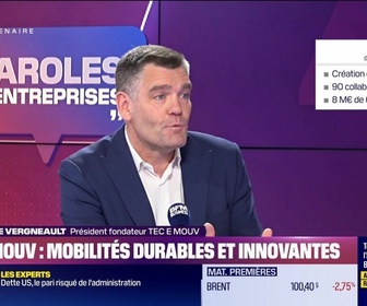 Replay Paroles d'entreprises - Christophe Vergneault (TEC E MOUV) : TEC E MOUV, mobilités durables et innovantes - 09/05