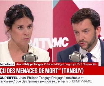Replay Face à Face - Menaces de mort: D'habitude c'est les néonazis qui m'agressent, parce que je suis leur cible préférée dans le paysage politique, là c'est les barbus, assure Jean-Philippe Tanguy, député RN